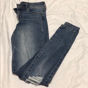 Old navy light blue skinny jeans